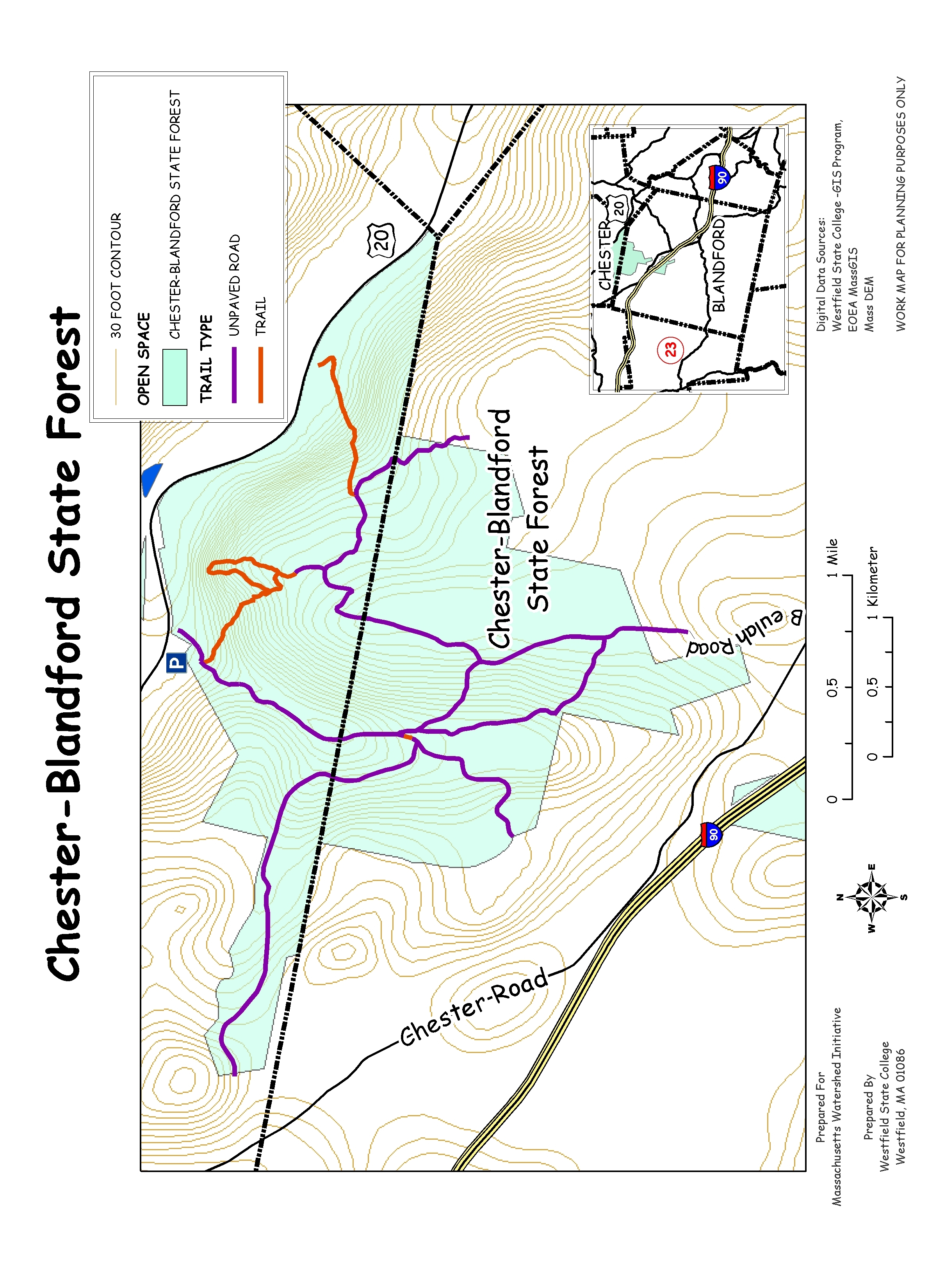 Western Mass Hilltown HikersHike the HilltownsLenox Trail Maps